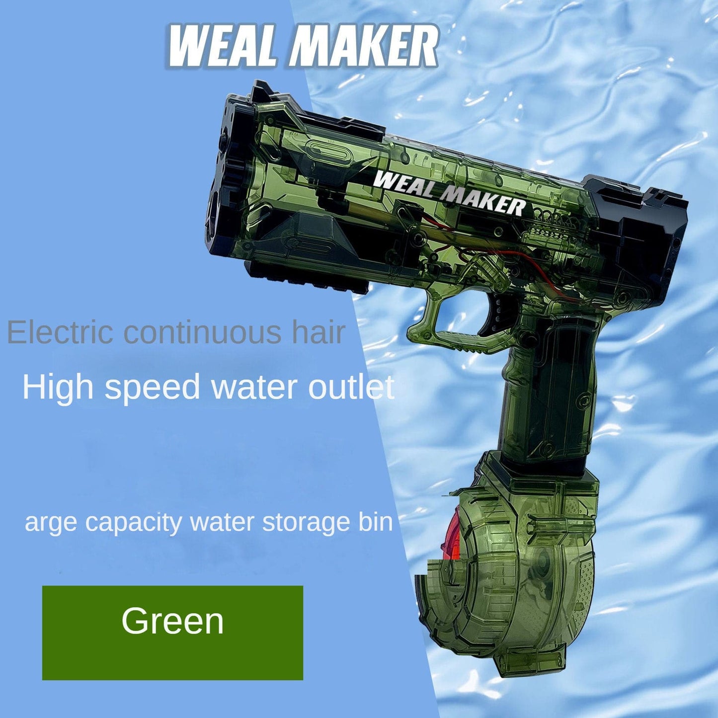 Electric Water Gun - Trendy Toy with High Capacity and Long-range, Perfect Gift for Boys and Children