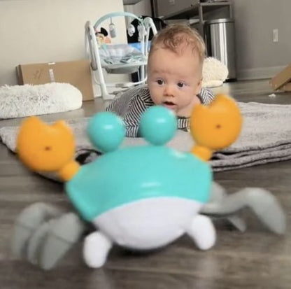 Interactive Electric Crab Toy for Kids - Lifelike Crawling and Sensory Motion