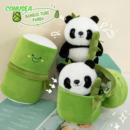 Panda de Bambu Kawaii Boneca Brinquedo de Pelúcia Bonecas Macias Bicho de Pelúcia Almofada Brinquedos para Meninas Namorada Crianças Presentes de Halloween