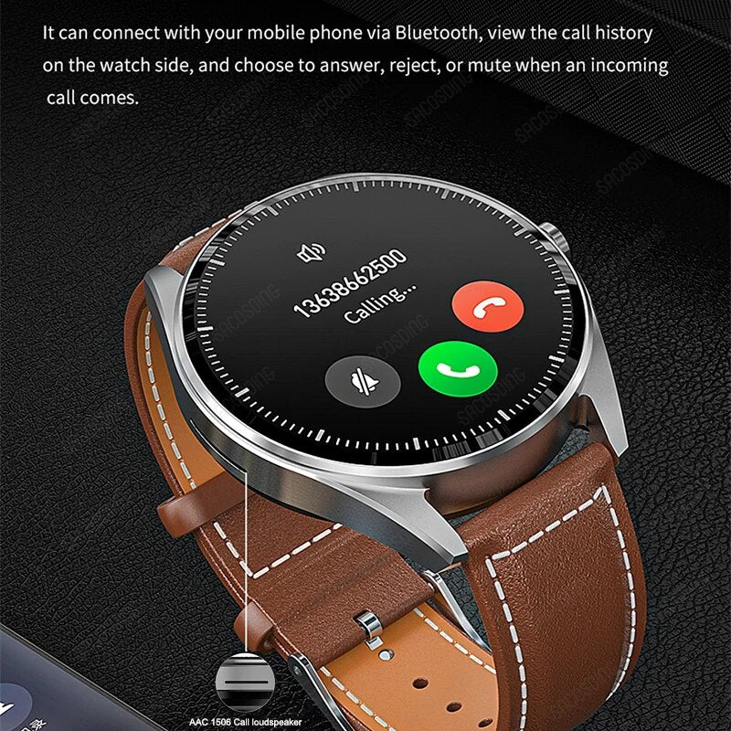 Luxury 2 in 1 Smart Watch 4G Memory Local Music Bluetooth Call NFC Access Control AMOLED 466*466 Smart Watch For Men Women 2023