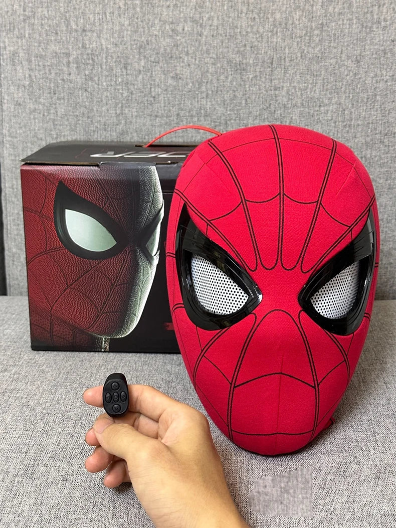 Luxury Spider-Man Helmet with Remote-Controlled Eyes for Cosplay