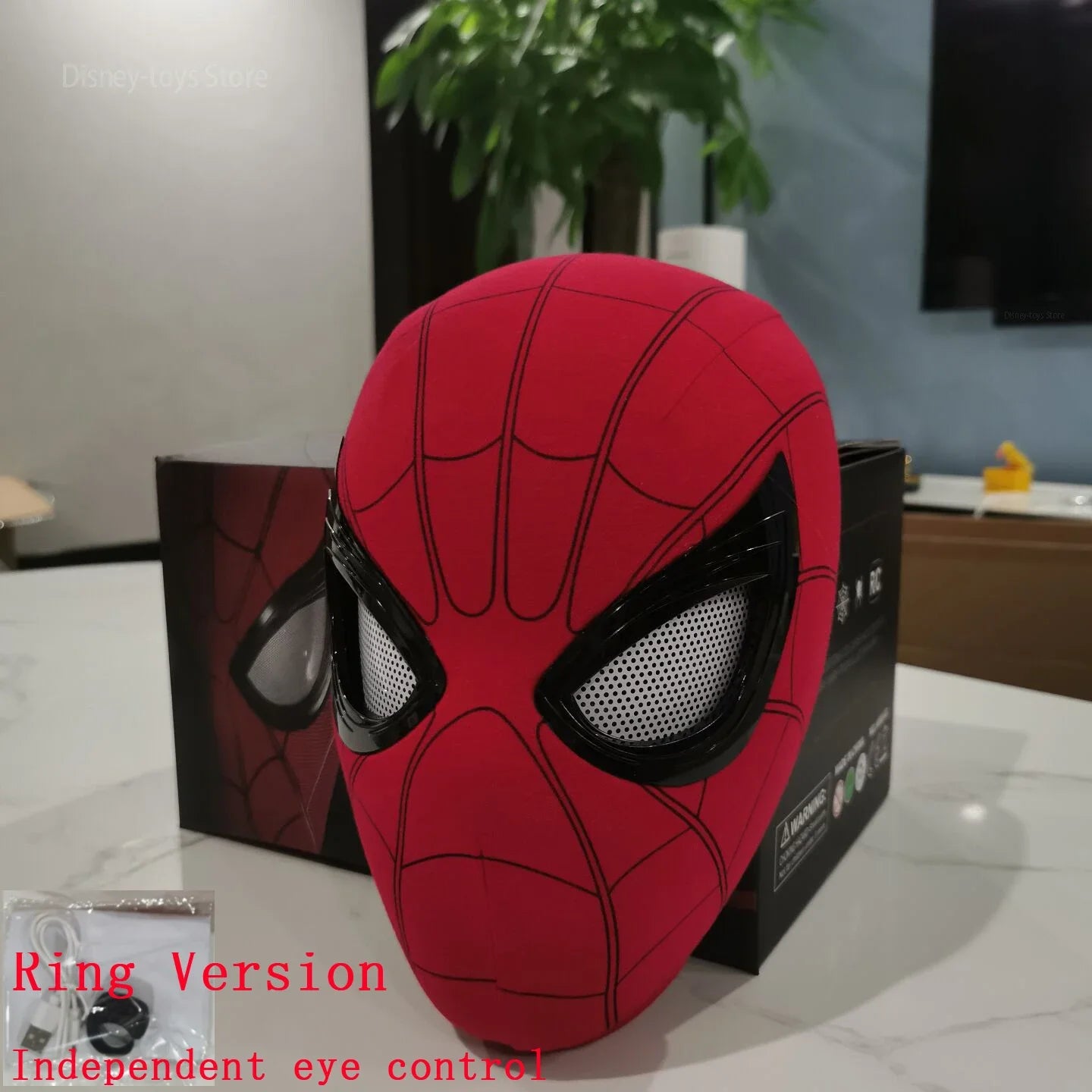 Luxury Spider-Man Helmet with Remote-Controlled Eyes for Cosplay