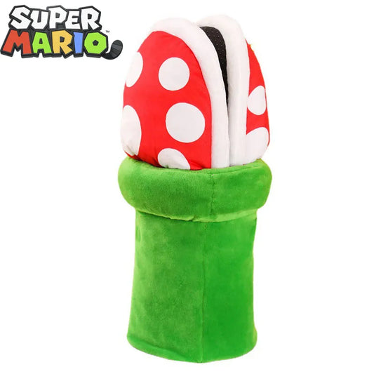 Super Mario Series Anime Peripherals Piranha Plant Cosplay Slippers Home Warm Cartoon Plush Soft Cotton Slippers One Size