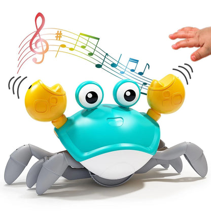 Interactive Electric Crab Toy for Kids - Lifelike Crawling and Sensory Motion