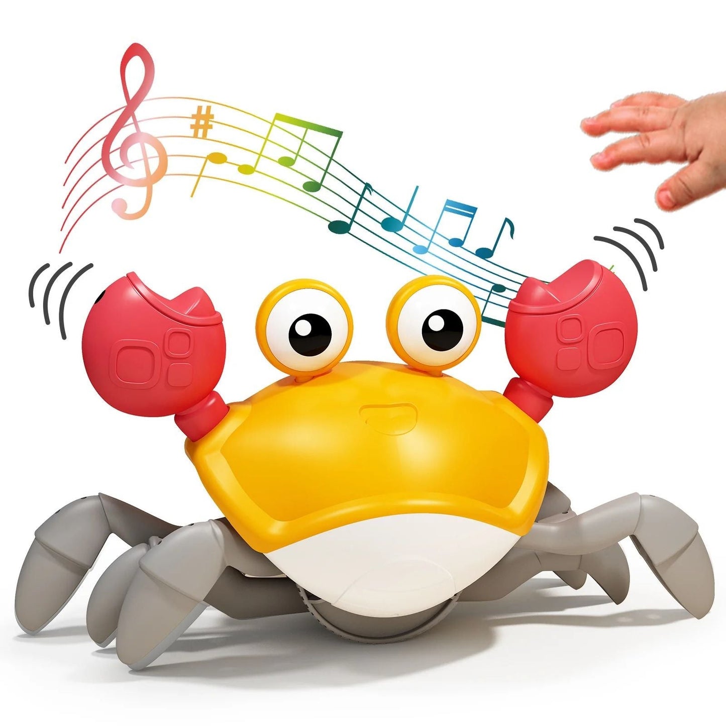 Interactive Electric Crab Toy for Kids - Lifelike Crawling and Sensory Motion